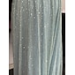 Green Fashion Party/Wedding Guest V Neck Long Sleeve Sparkle Polyester Maxi Dress dress to impress 2024