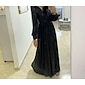 Black Sequin Party/Wedding Guest V Neck Long Sleeve Maxi Dress dress to impress 2024