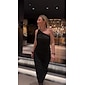 Black Elegant Party/Wedding Guest Ruched Sleeveless One Shoulder Elegant Midi Dress dress to impress 2024