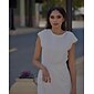 Women's Wedding Guest Cocktail Knee Length Dress White Semi Formal Open Back Asymmetrical Hem Summer Dress dress to impress 2024