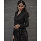 Black Sequin Deep V Wedding Guest/Party/Birthday Long Sleeve Mini Dress Wrap Dress dress to impress 2024