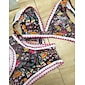 Embroidered Longline Triangle Bikini Set