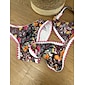 Embroidered Longline Triangle Bikini Set