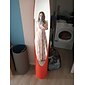 Satin Floral V Neck Maxi Dress White Long Sleeve Wedding Guest Dress Ascot Dress