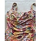 Mujer Bañadores Una pieza Traje de baño Acolchado extraíble Fruncido Damasco bohemio con estampado paisley Amarillo Cuadrado Trajes de baño Estampado nuevo Vacaciones Ropa de playa Estilo playero