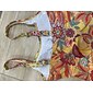 Mujer Bañadores Una pieza Traje de baño Acolchado extraíble Fruncido Damasco bohemio con estampado paisley Amarillo Cuadrado Trajes de baño Estampado nuevo Vacaciones Ropa de playa Estilo playero