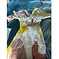 robe longue en satin à fleurs avec poche pour invités de mariage et col en V