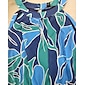 Women's Chiffon Dress Maxi Dress Blue Purple Sleeveless Floral Ruffle Printing Spring & Summer Round Pattern Dress XS S M