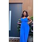 Lace Up Royal Blue Strappy Pocket Sleeveless Jumpsuit