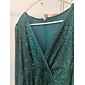 Sequin Tie Back Dark Green Elegant Mini Dress