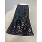 Sequin Glitter Vintage Lined Party Midi Skirt