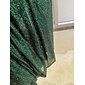 Velour Sequin Puff Sleeve Sparkly Elegant Maxi Dress