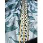 vestido midi con cuello en V y mangas abullonadas