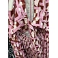 Vestido feminino maxi rayon estampa geométrica acabamento em renda férias casual diário primavera verão outono