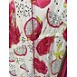 Dragon Fruit Placed Print V-neck Mini Dress