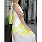 vestido super solto estilo a-line para férias de verão