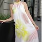 vestido super solto estilo a-line para férias de verão
