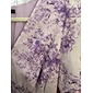 Robe longue violette en mousseline légère à col en V pour femme, élégante, formelle, pour destination, mariage, invité, printemps, été