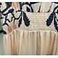 Abito lungo da donna, ampio, da resort, con stampa floreale, manica corta, arcobaleno, primavera ed estate, scollo a V, vestito da vacanza