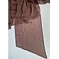 Top da donna scollo a V asimmetrico senza maniche in chiffon fodera morbida pieghe invertite orlo fluido casual elegante primavera estate autunno