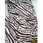 Per donna Dritto Lunghezza intera Raso Elegante Bohemien Vacanza Marrone Estate XS S M