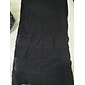 Mujer Pantalones Hasta el Tobillo Gasa Capital Con bolsillos Casual / Diario Tradicional / Clásico Ropa Cotidiana Fin de semana Aplastamiento de Borgoña Negro Blanco Primavera verano S M L
