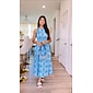 Per donna Tubino Blu Girocollo Vacanza XS S M